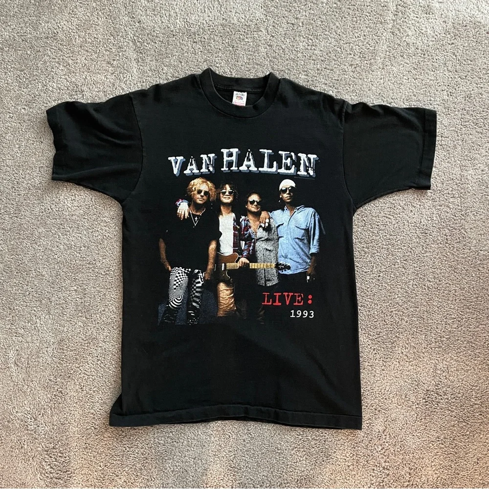 Vintage Van Halen 1993 Live World Tour Concert T-Shirt / size Large - Picture 2 of 5